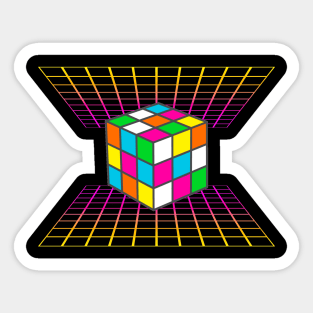 Vintage Rubik's Cube Sticker